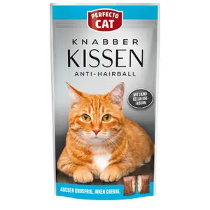 Perfecto Cat Feine Knabber Kissen Anti Hairball 50 gm