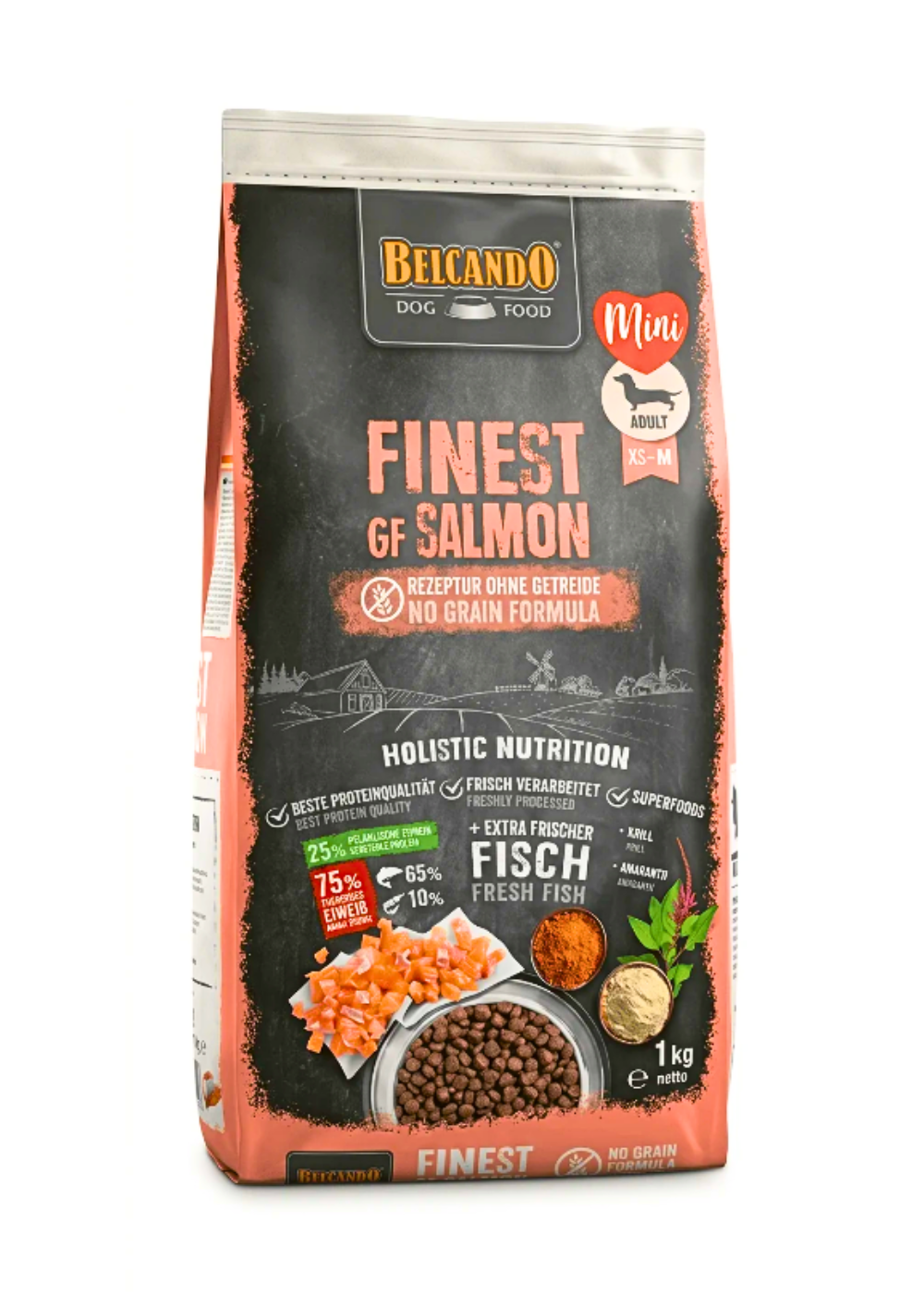 Belcando Finest GF Salmon Adult (Xs-M) 1KG