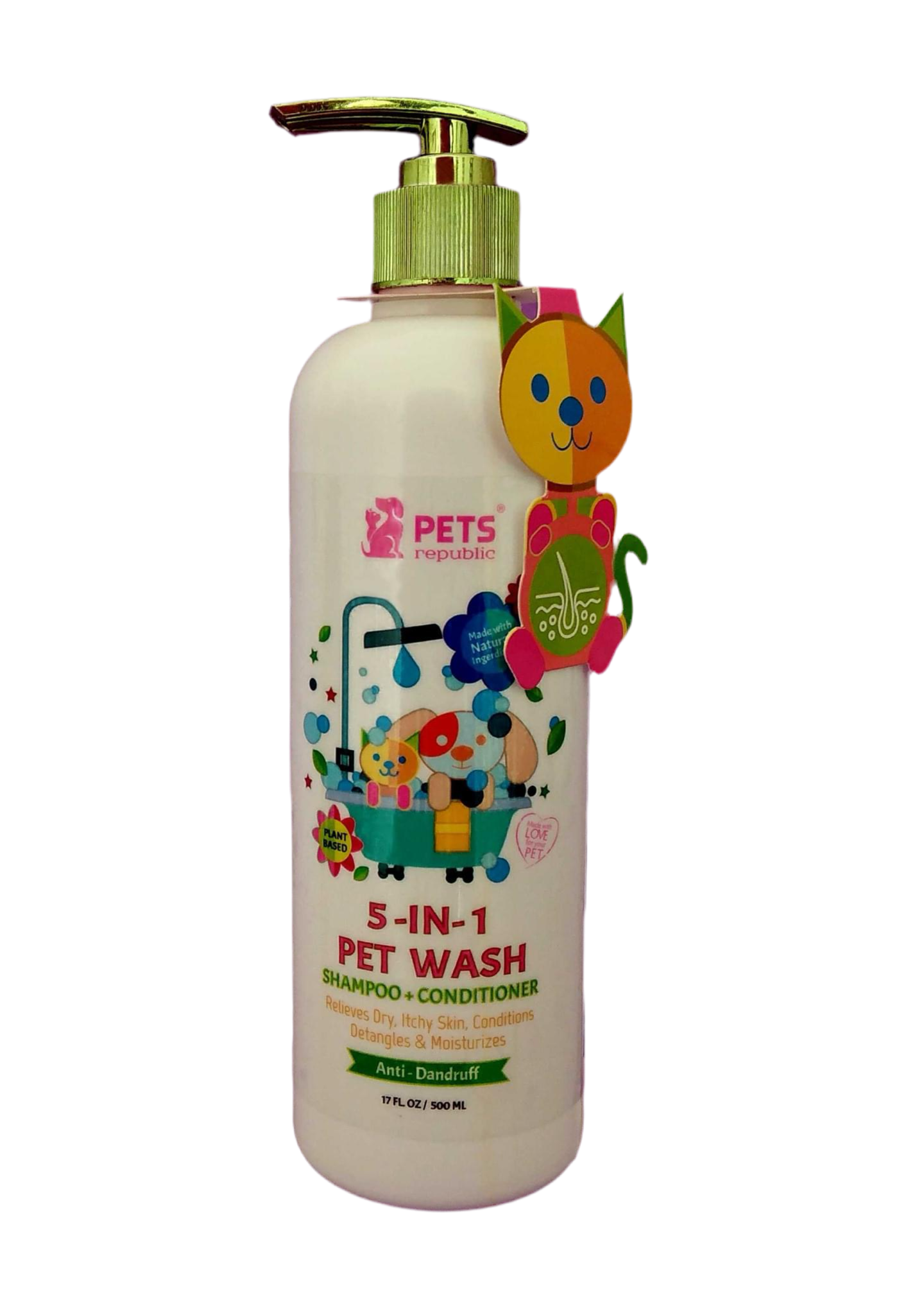 Pets Republic Shampoo 5-in-1 500ml - Strawberry