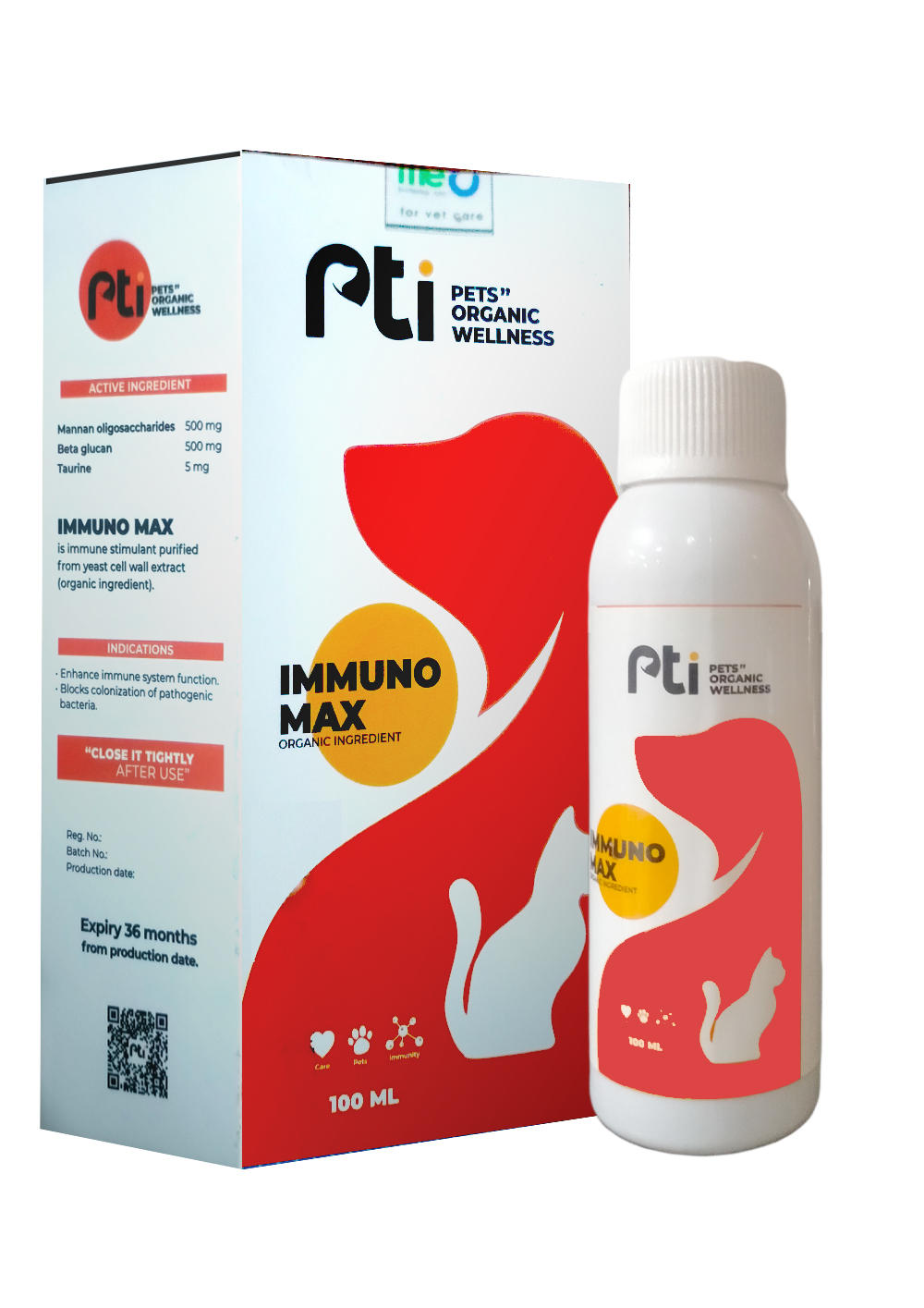 PTI IMMUNO Max Animal Health 100ml