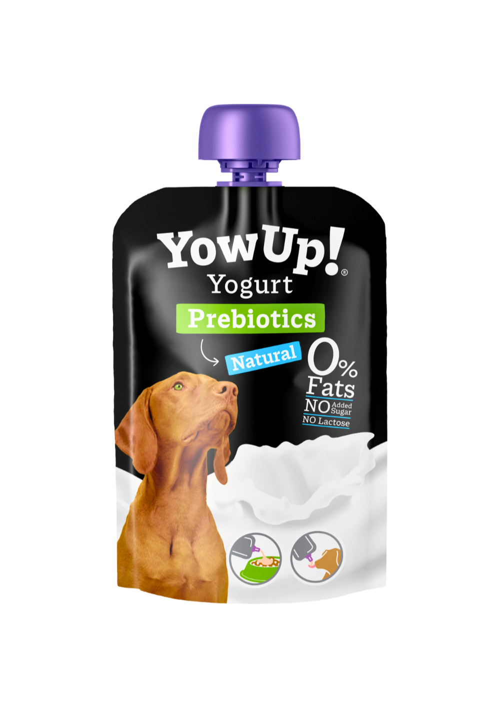 YOW UP Yogurt Natural. prebiotics Dogs 115g
