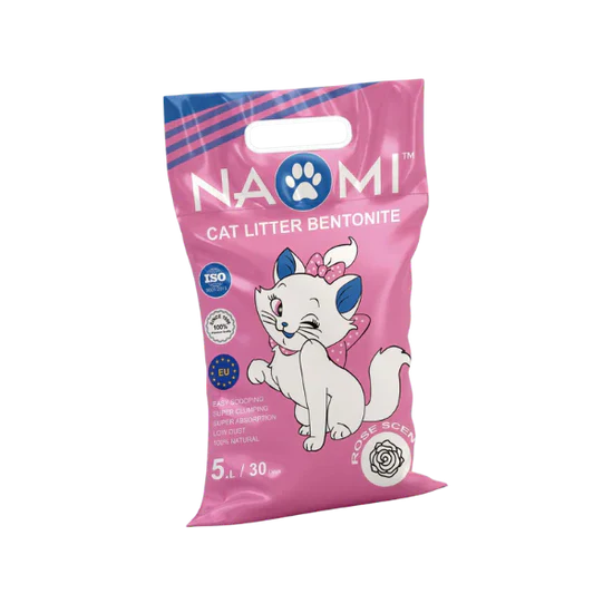 Naomi Clumping Cat Litter Rose Scented 5L