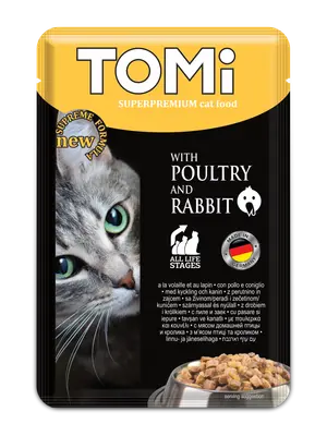 Tomi Cat Wet Food with Poultry & Rabbit (100G)