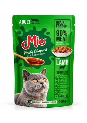 Mio Adult Cat Food Lamb 100g