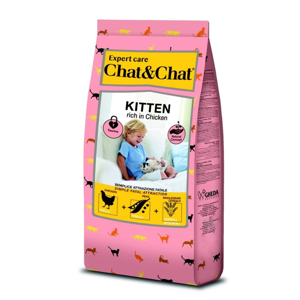 Expert Chat & Chat Kitten Rich in Chicken Dry Food 900G