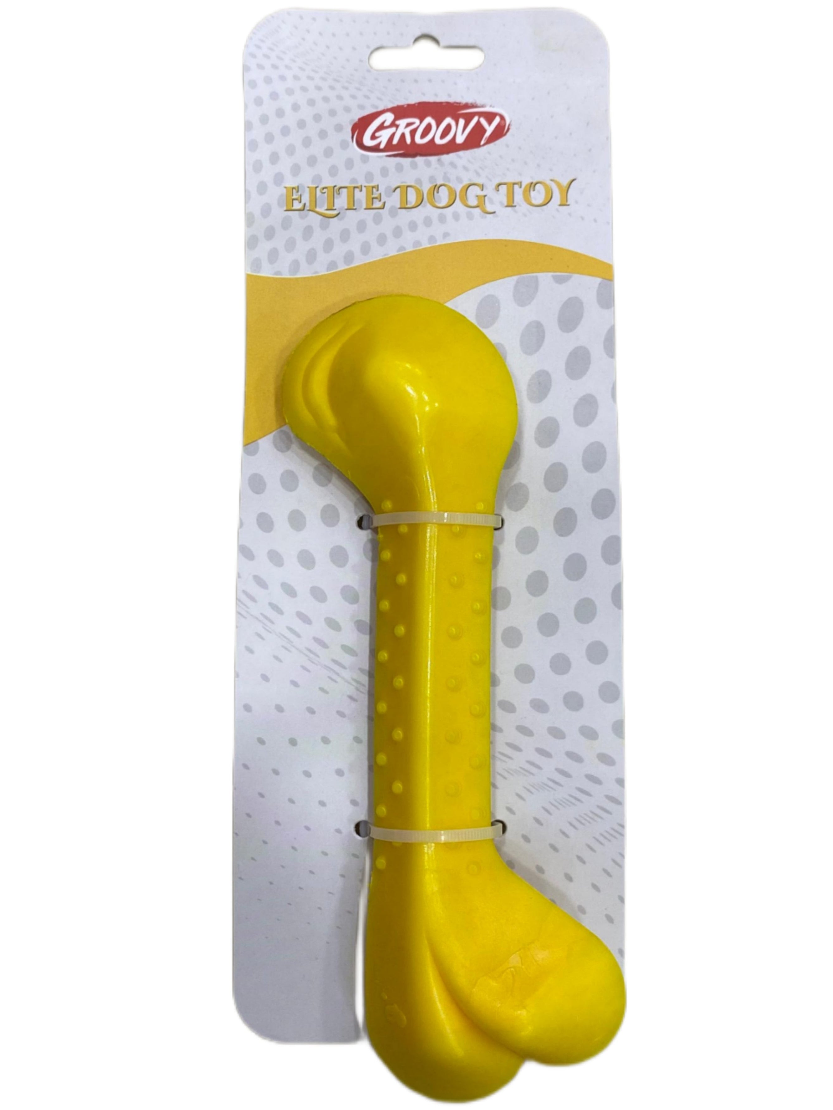 Groovy elite dog large bone toy