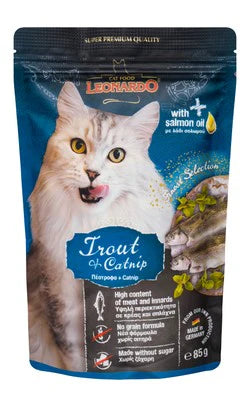 Leonardo Adult Wet Food Trout + Catnip 85g