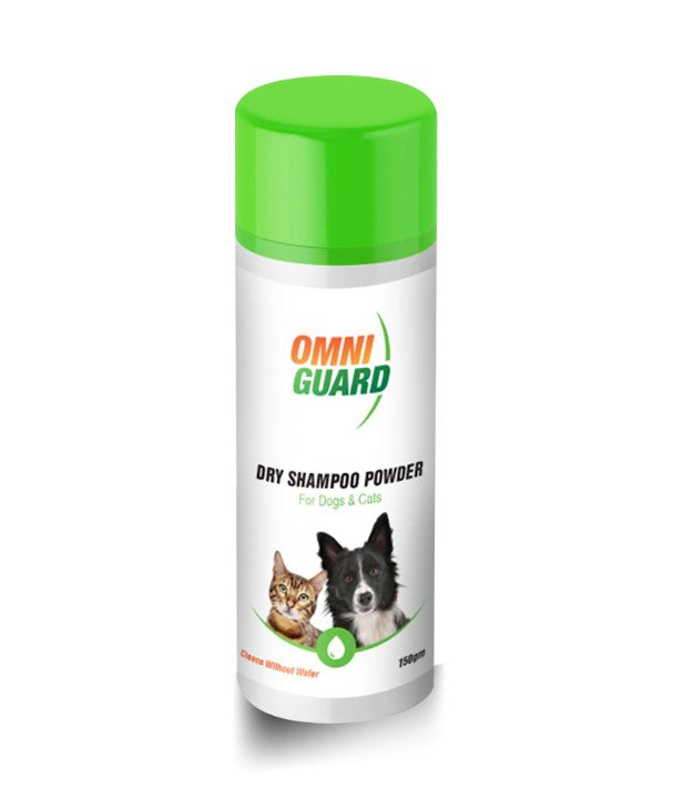 Omni Guard hair & scalp Pet Dry Shampoo Powder 150 gm