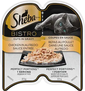 SHEBA Bistro Perfect PORTIONS Wet Cat Food Shreds Chicken , 75g