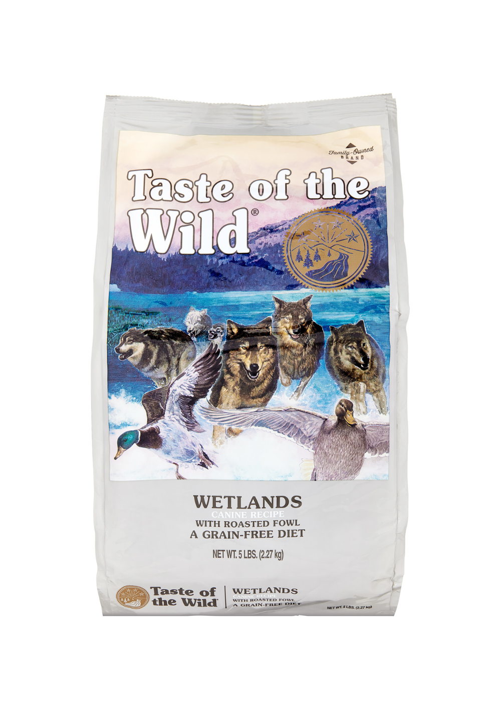 Taste of the wild wetlands with wild fowl a grain free diet 2kg