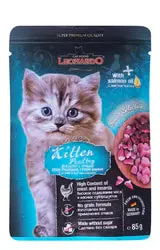 Leonardo With Poultry Kitten Cats 85g