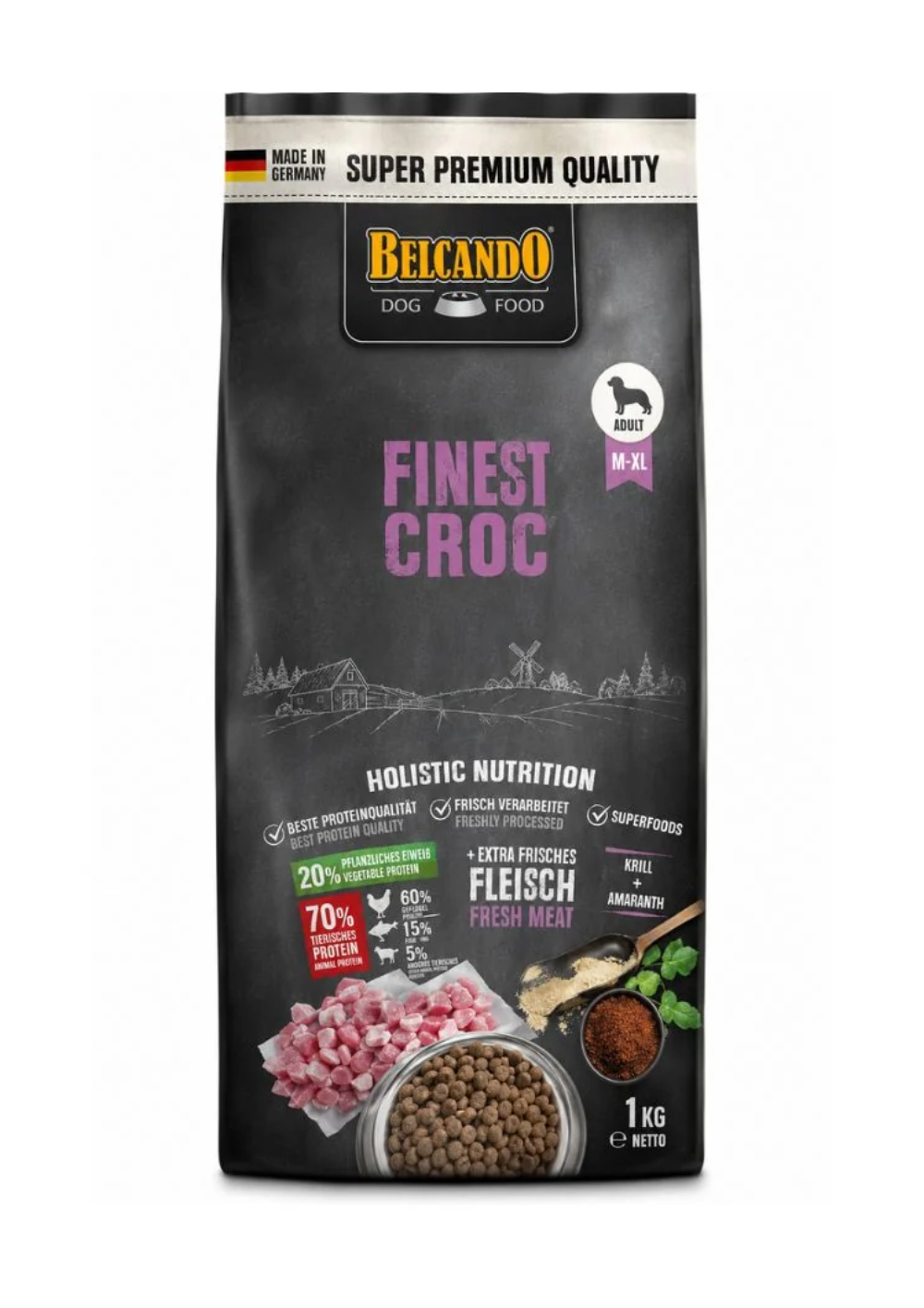 Belcando Finest Croc (Xs-M) 1KG