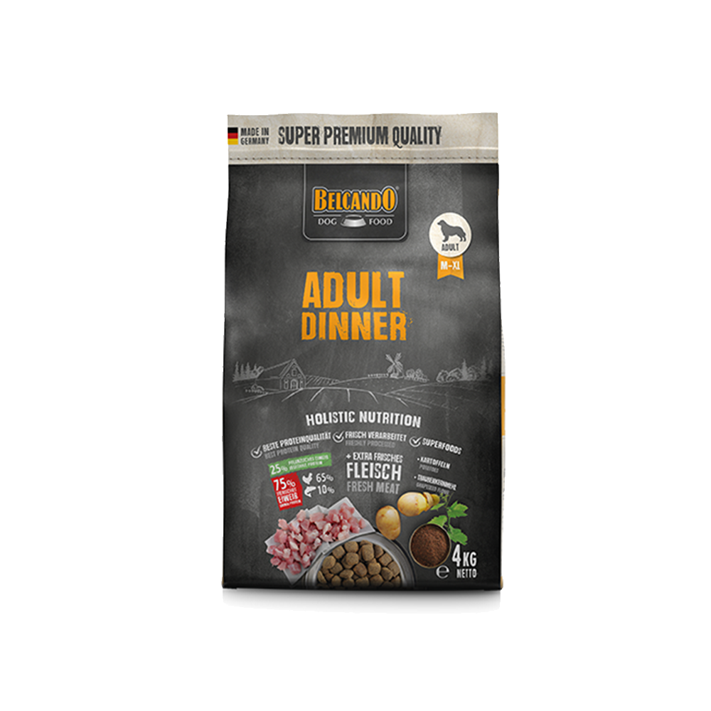 Belcando adult dinner dry food for dogs 4kg