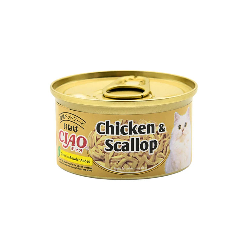 Inaba CIAO Chicken And Scallop Wet Cat Food