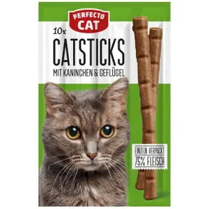 Perfecto Cat Treats 50g X10 Chicken & Rabbit (1pic)