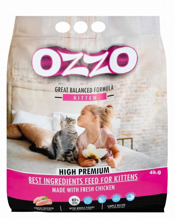 Ozzo Dry Food with Chicken for Sensitive Kittens 4kg