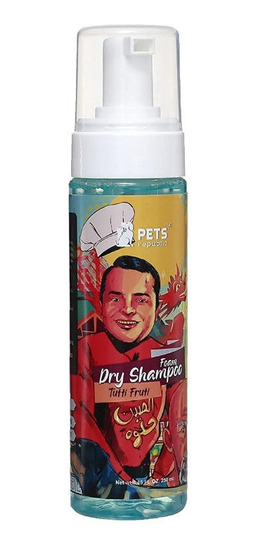 Pets Republic Antibacterial Pet Foam Shampoo Tutti Frutti Scent 250ML
