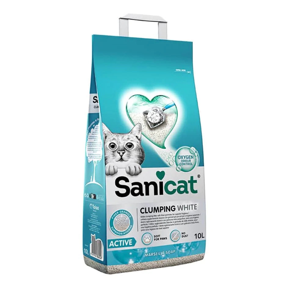 Sanicat Clumping Litter with Marseille Soap 10 Liter