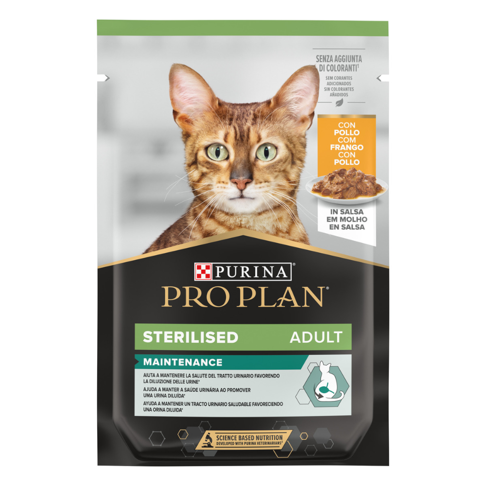 PURINA® PRO PLAN® Sterilised Nutri Savour™ with Chicken in Gravy 85g