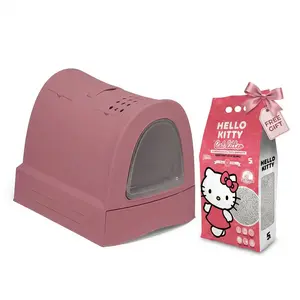 Imac Zuma Cat Litter Box + Free Hello Kitty Clumping Cat Litter (5L)