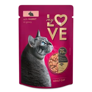 My Love Cat Wet Food Rabbit in Gravy - Pouch 85 gm