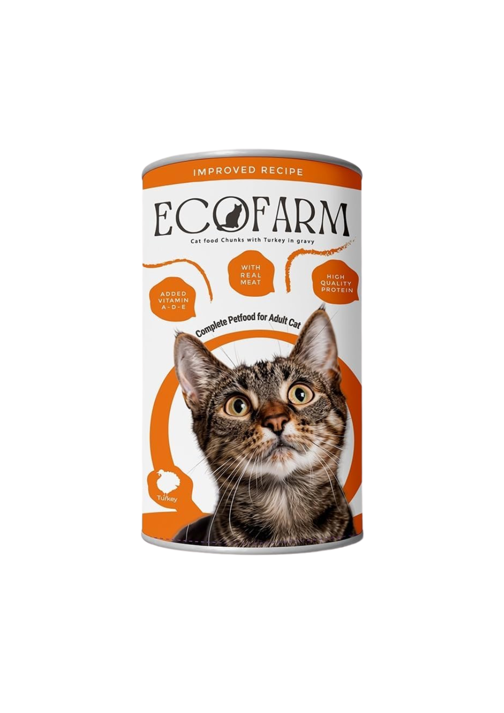 ECOFARM Chunks Wet Food With Turkey in Gravy 400g