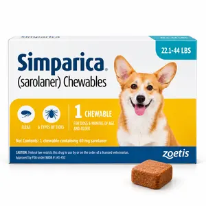 Simparica (Sarolaner) 40mg for Dogs 10–20kg – 1 Chewable Tablet