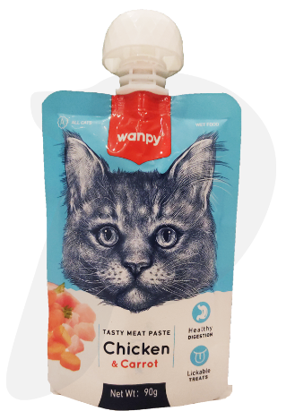 Wanpy wet food Chicken & Carrot -90G