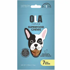 OLA natural - chicken & sweet potato - 7 mini bones - 112g