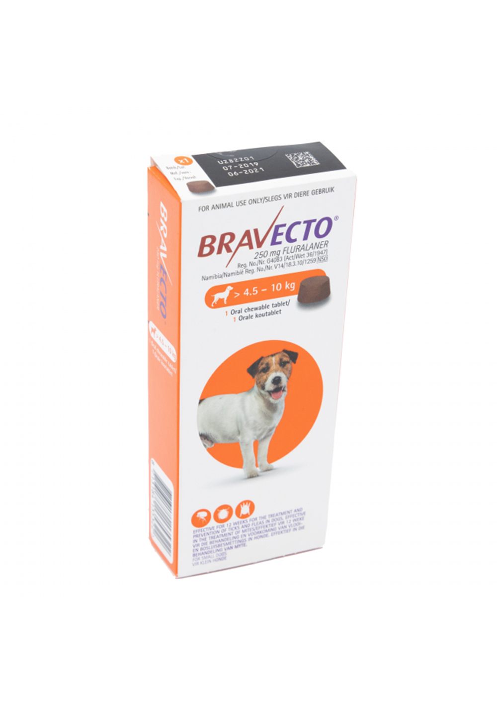 BRAVECTO TABLETS 4.5-10kg