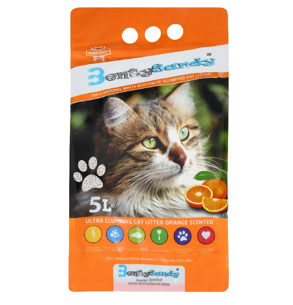 Bentysandy Litter with Orange 5 Liter