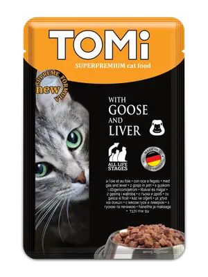 Tomi with Goose & Liver Cat Wetfood (100G)