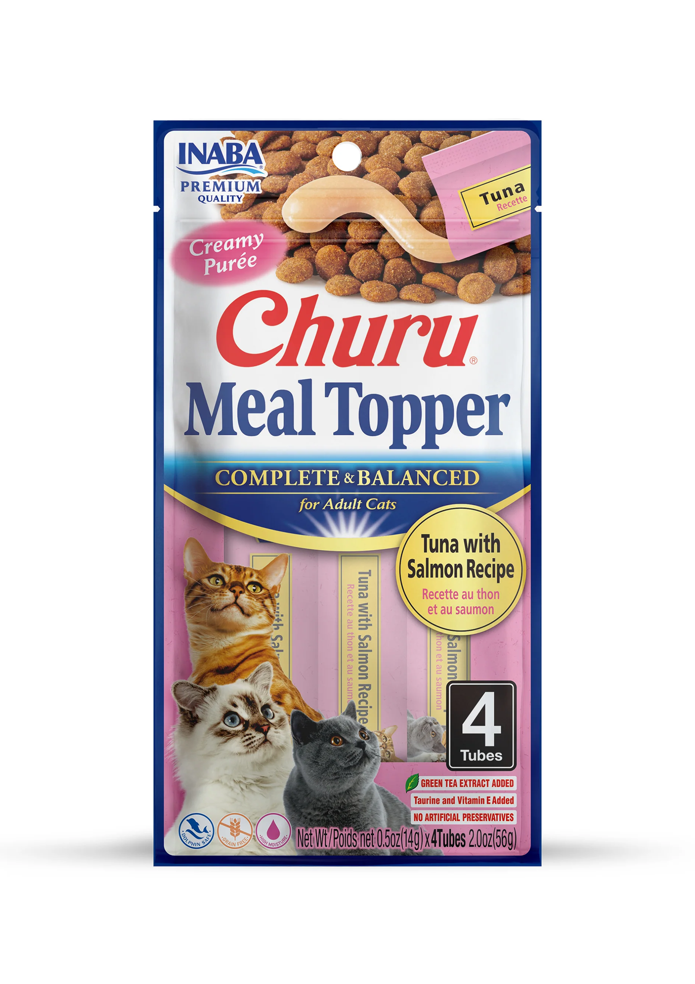 INABA Churu Meal Topper Tuna with Salmon Recipe 56g
