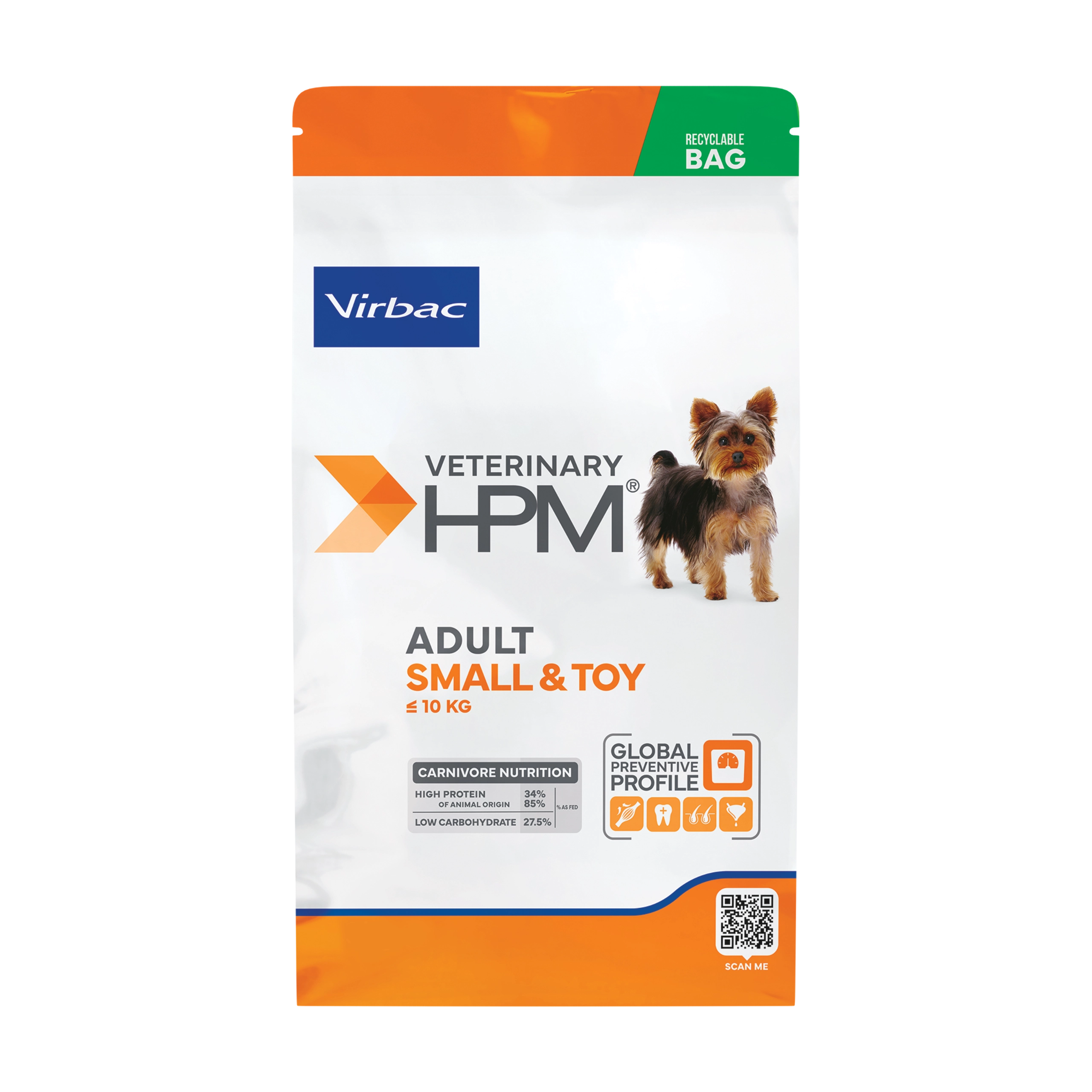Virbac Adult Small & Toy – Dry Dog Food for Small & Toy Breeds