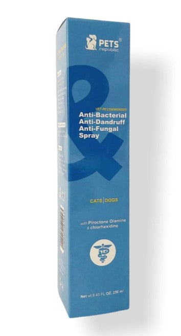 Pets Republic Anti-Bacterial Anti-Dandruff & Anti-Fungal Pet Spray250 ml