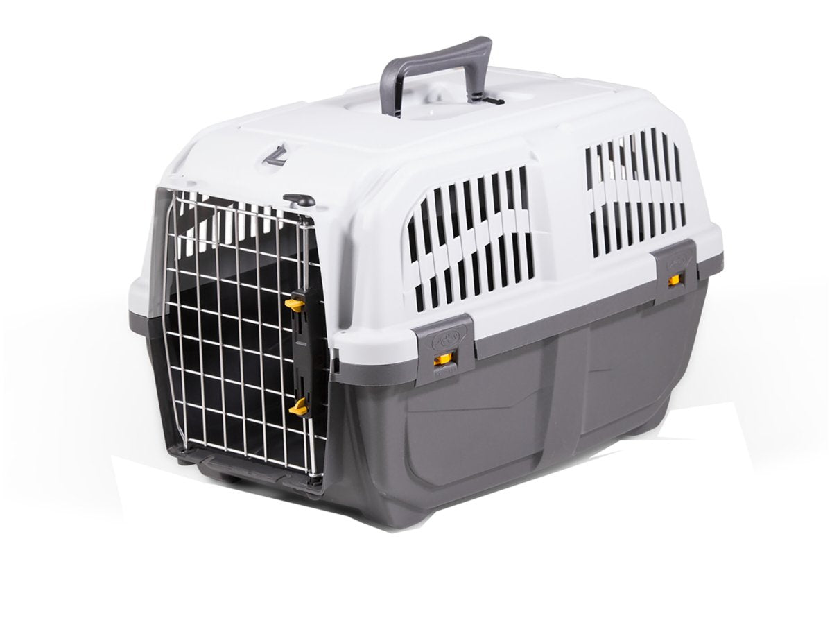 Skudo 5 Gray & White Pet Carrier Crate (79x58.5x65cm)