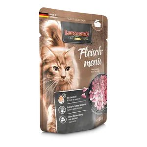 Leonardo Cat Wet Food Bouch Meat Menu 85g