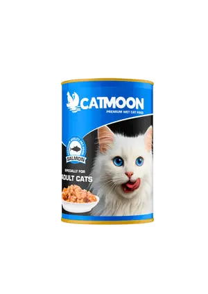 CATMOON Wet Food For Adult With Salmon 400g