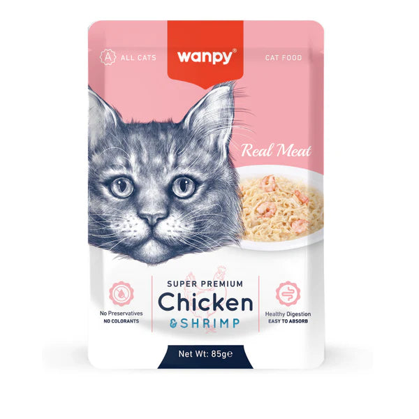 Wanpy wet food Chicken & Shrimp -85g