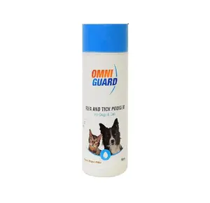 Omni Guard Dry Shampoo Flea & Tick Powder For Dogs & Cats 150 GM