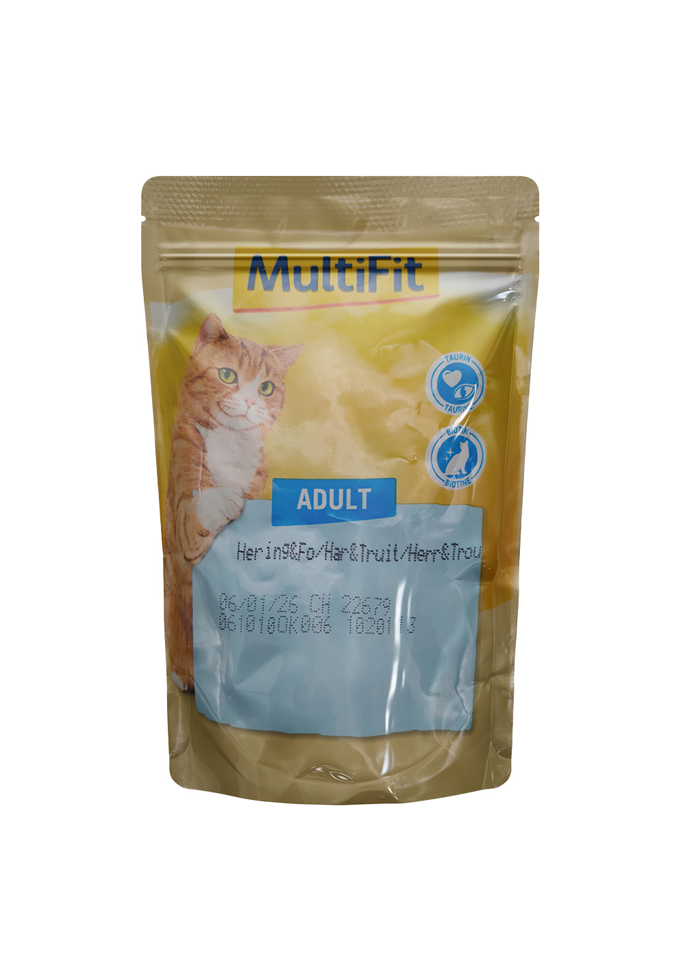 MultiFit wet food Adult Herring&Trout 100g