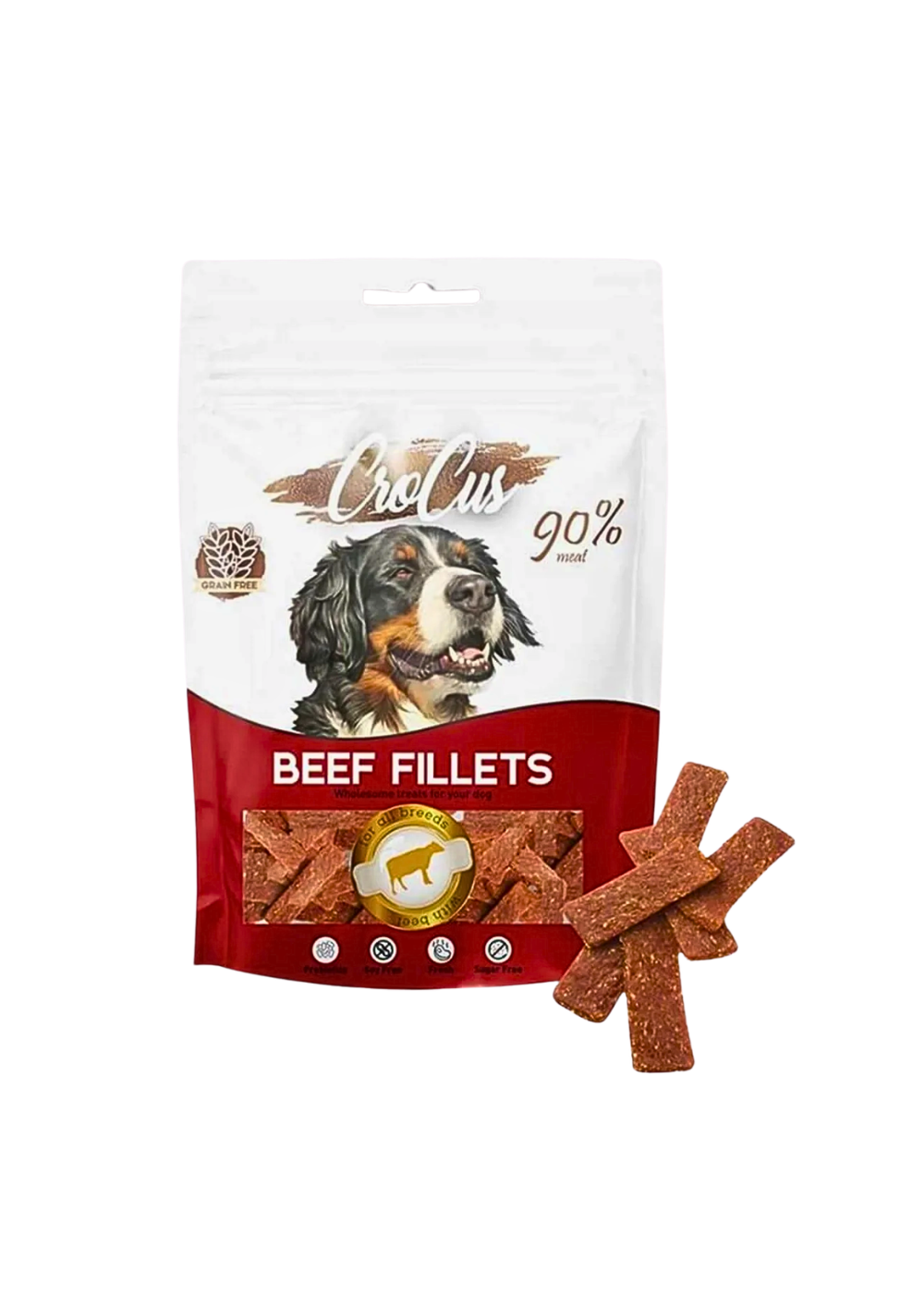 CroCus Beef Fillets Grain Free 80g