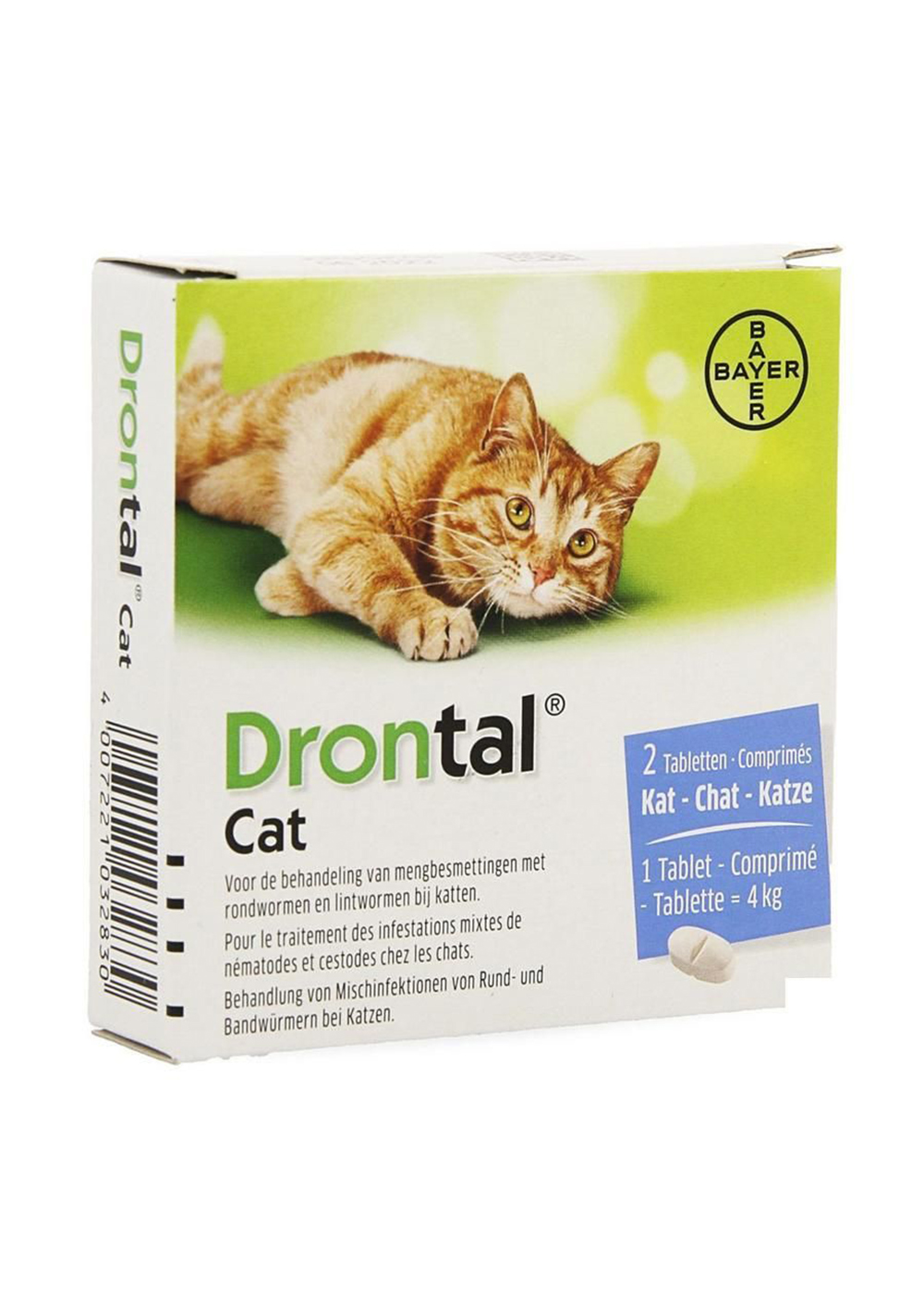 Drontal For CATS For Worms 1 Tablet per 4Kg