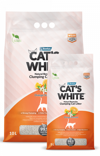 Cat's White® Orange Scented Clumping Cat Litter