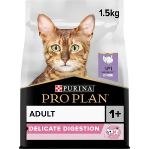Purina Pro Plan Delicate Digestion Cat Dry Food 1.5Kg
