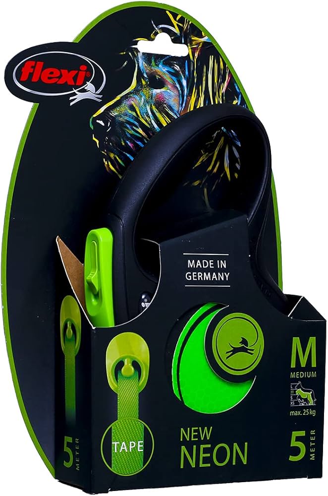 flexi® New Neon 5M Tape 25Kg Green