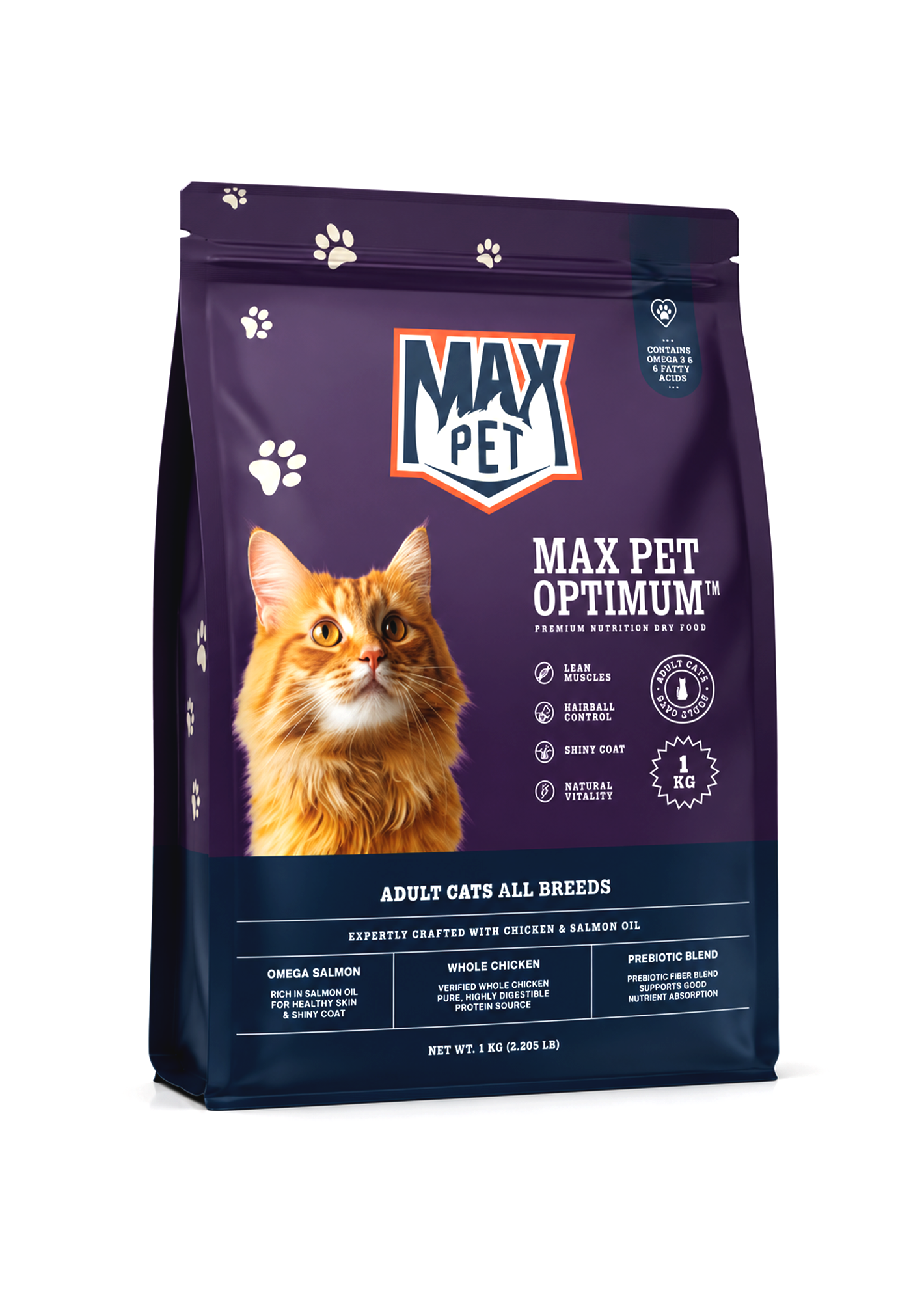 MAX PET OPTIMUM Adult Cats All Breeds 1 KG