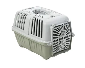 Pratiko Plastic Crate for Pets (Green)