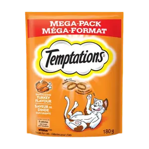 Temptations Mega Pack Cat treats with Turkey Flavor 180G