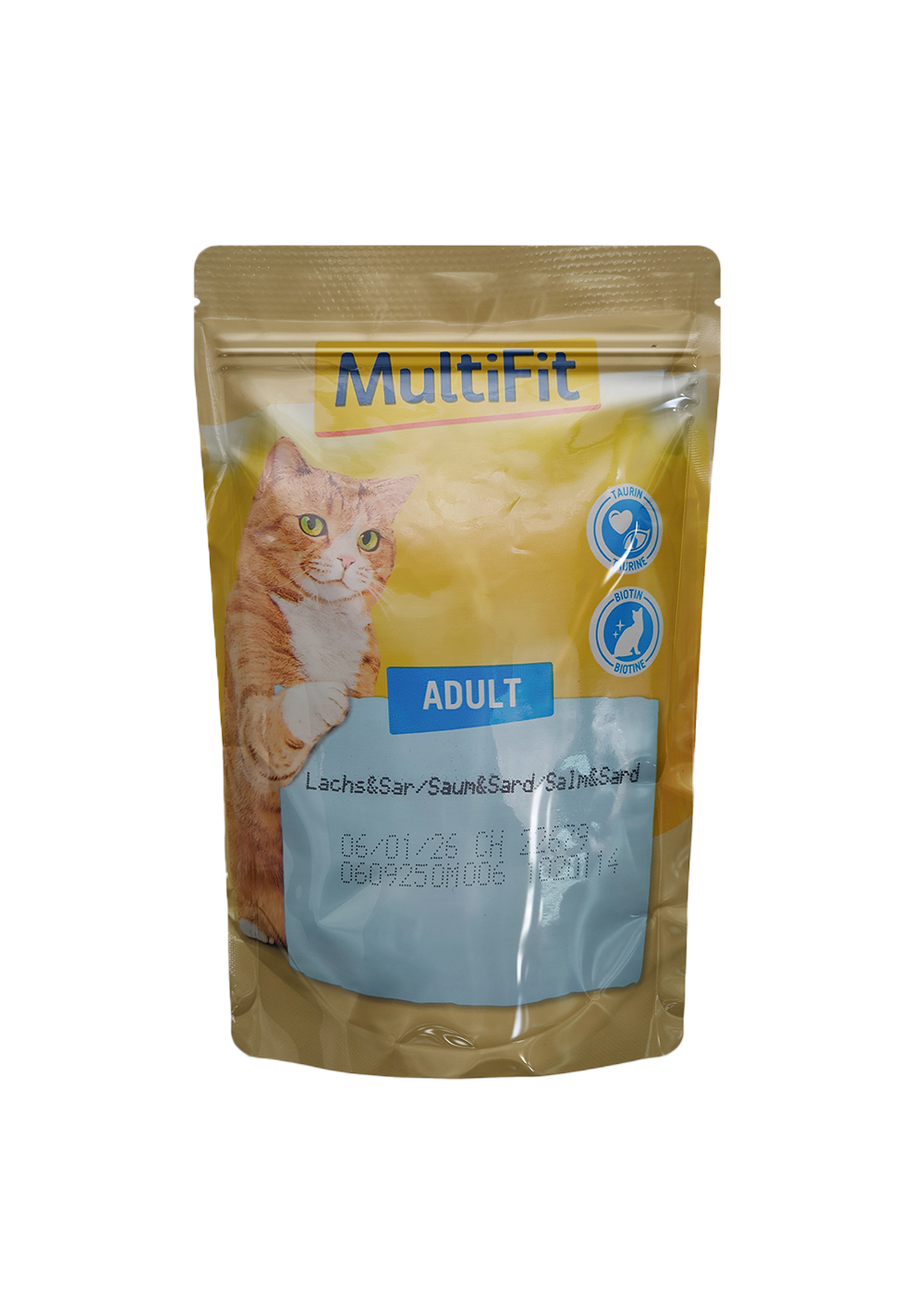 MultiFit Adult wet food Salmon&Sard 100g
